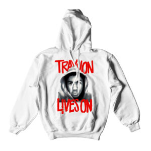 TRAYVON LIVES ON HOODIE (WHITE)