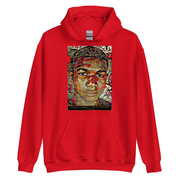 TRAYVON ART HOODIE (RED)