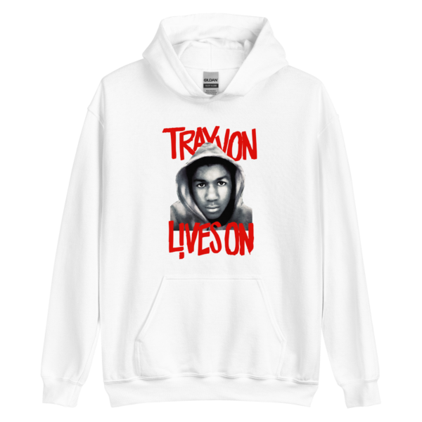 TRAYVON LIVES ON HOODIE (WHITE)